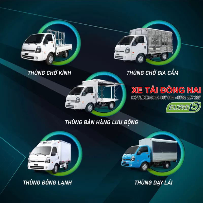 Kia Frontier K200-Euro 5 - Các loại thùng chuyên dụng