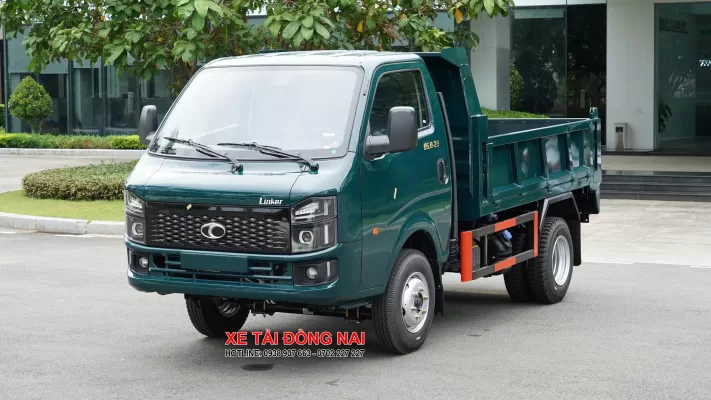 Xe ben 2,5 tấn thùng 2,1 khối